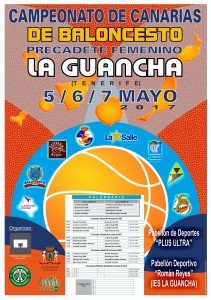 La Guancha acoge El Campeonato de Canarias Precadete Femenino de baloncesto