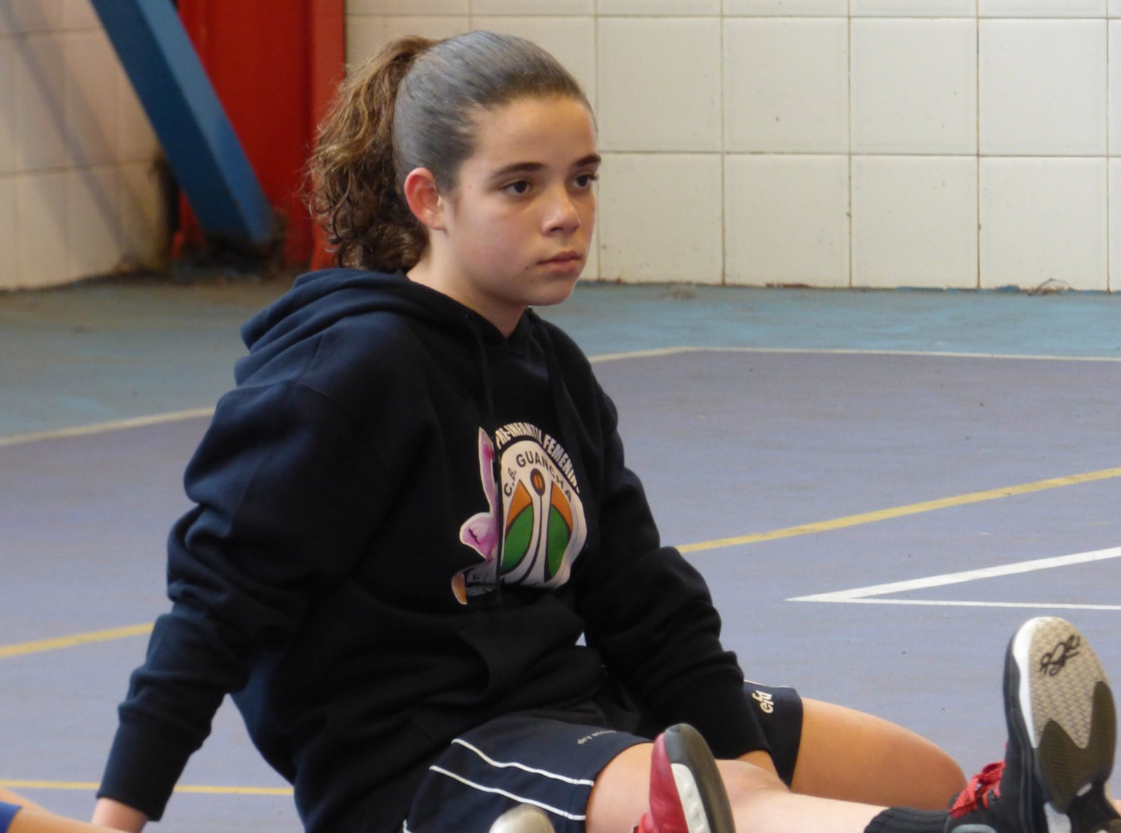 ILENIA HERNÁNDEZ ABREU CON LA PRESELECCIÓN CANARIA MINIBASKET