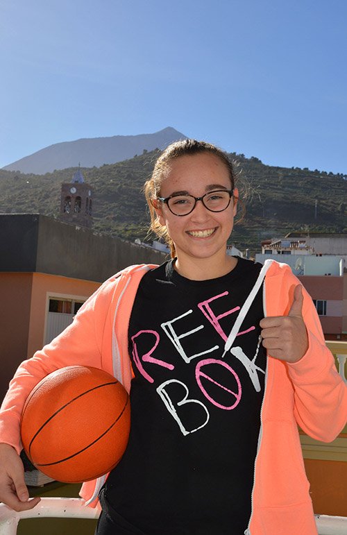 CELIA GARCIA PADRÓN CON LA SELECCIÓN CANARIA INFANTIL A DISPUTAR LOS CAMPEONATOS DE ESPAÑA, EN HUELVA