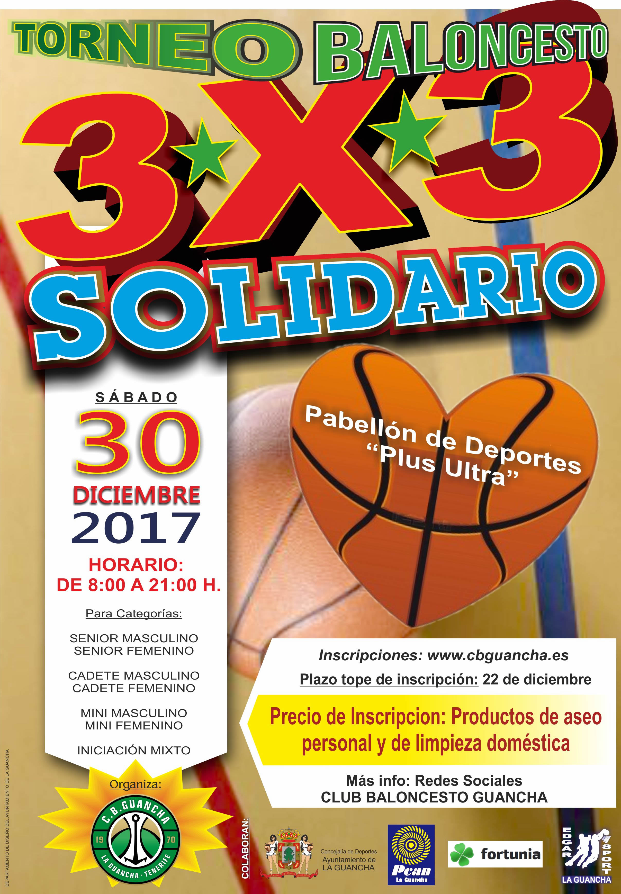 En marcha la VI edición del torneo 3×3 Solidario del Club Baloncesto Guancha