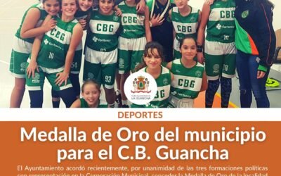 El Ayuntamiento de La Guancha nos concede la Medalla de Oro