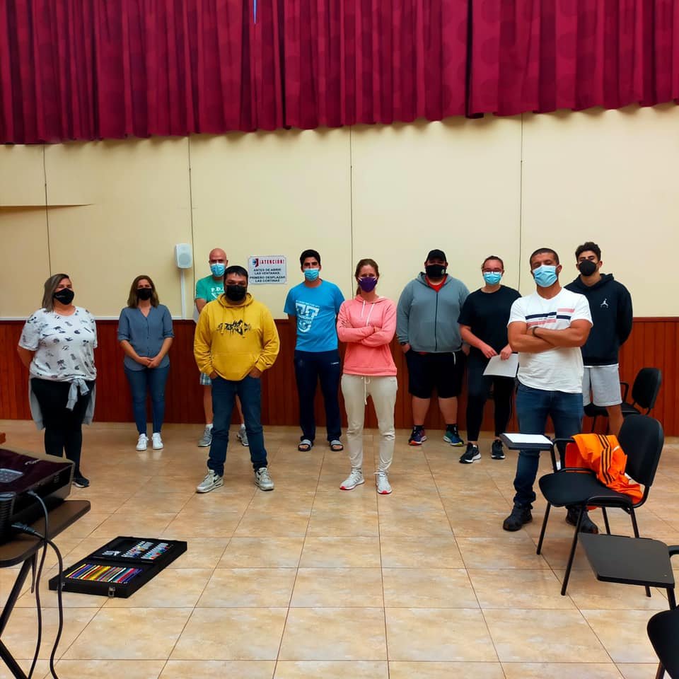 Entrenadores del C.B. Guancha y Tecnicos del Proyecto