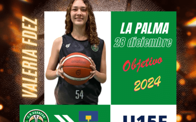 Valeria Fernández Franquet con la Selección Canaria Precadete