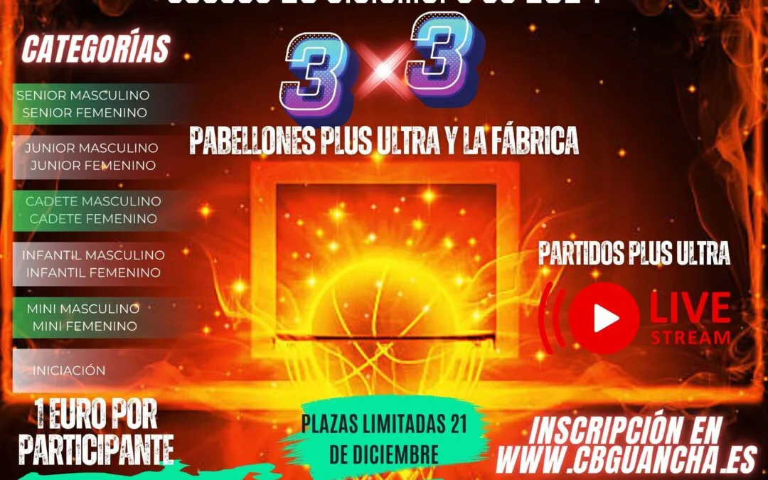 IX Torneo de Baloncesto 3×3 de Navidad del CB Guancha