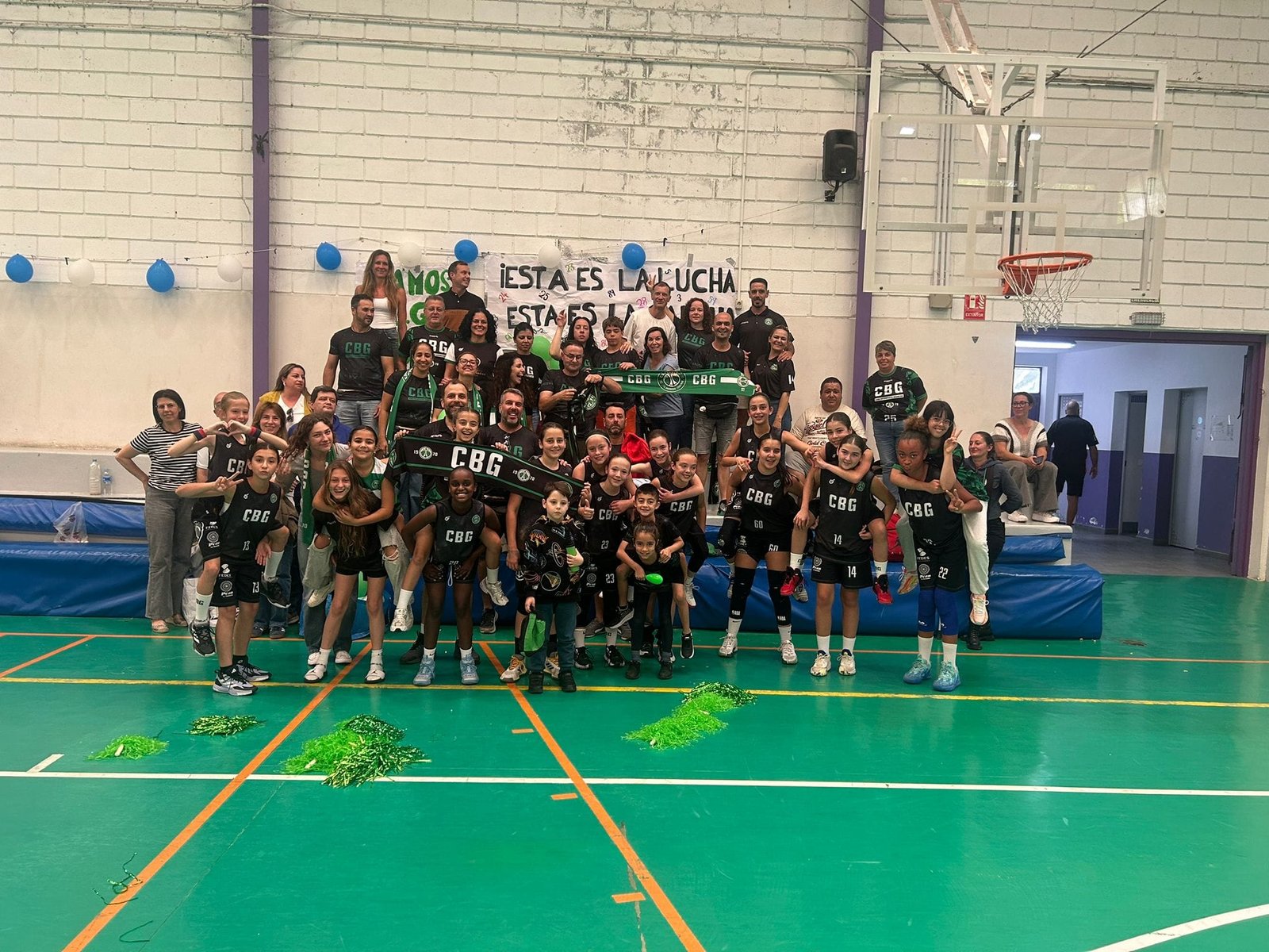 Preinfantil Femenino C.B. Guancha, despues de las semifinales ante La Salle.