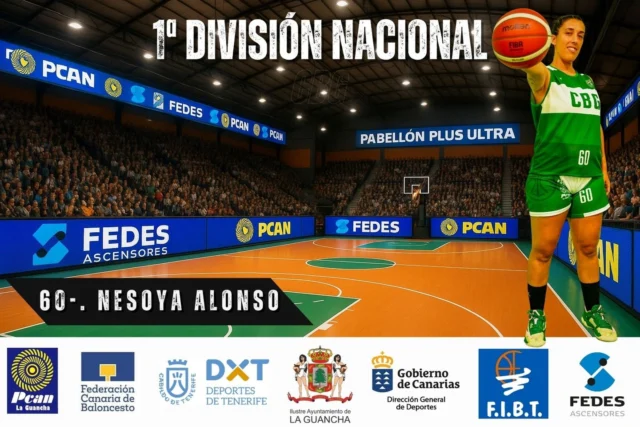 💚🏀 𝐍𝐄𝐒𝐎𝐘𝐀 𝐀𝐋𝐎𝐍𝐒𝐎 𝐑𝐔𝐈𝐙 – 𝐍º𝟔𝟎 🏀💚

Seguimos conociendo a las 12 elegidas que formarán parte de nuestro 𝐒𝐞𝐧𝐢𝐨𝐫 𝐅𝐞𝐦𝐞𝐧𝐢𝐧𝐨 𝐞𝐧 𝐥𝐚 𝟏ª 𝐍𝐚𝐜𝐢𝐨𝐧𝐚𝐥 𝐅𝐞𝐦𝐞𝐧𝐢𝐧𝐚 𝟐𝟎𝟐𝟓/𝟐𝟔.
Hoy presentamos a Nesoya Alonso Ruiz, dorsal 60, una jugadora con una larga historia en el C.B. Guancha, que comenzó en la Promoción Deportiva y ha recorrido todas las etapas formativas hasta el primer equipo, donde sigue siendo un referente.

📖 𝐓𝐫𝐚𝐲𝐞𝐜𝐭𝐨𝐫𝐢𝐚 𝐞𝐧 𝐞𝐥 𝐂.𝐁. 𝐆𝐮𝐚𝐧𝐜𝐡𝐚

𝐂𝐨𝐦𝐨 𝐣𝐮𝐠𝐚𝐝𝐨𝐫𝐚:
2000/01 – MiniBasket – Promoción Deportiva C.B. Guancha
2001/02 – MiniBasket – Promoción Deportiva C.B. Guancha
2002/03 – Infantil – Promoción Deportiva C.B. Guancha
2003/04 – Infantil – Promoción Deportiva C.B. Guancha
2004/05 – Cadete Femenino – C.B. Guancha
2005/06 – Cadete Femenino – C.B. Guancha
2006/07 – Junior Femenino – C.B. Guancha
2007/08 – Junior Femenino – C.B. Guancha
2008/09 – 2ª División Autonómica Femenina – C.B. Guancha
2023/24 – Senior Femenino – 1ª Autonómica – C.B. Guancha
2024/25 – Senior Femenino – 1ª Autonómica – C.B. Guancha
2025/26 – Senior Femenino – 1ª Nacional Femenina – C.B. Guancha

💚 Desde el club queremos reconocer a Nesoya Alonso Ruiz como ejemplo de fidelidad y constancia, agradeciendo todo lo que ha dado y sigue dando al C.B. Guancha, y desearle lo mejor en esta ilusionante temporada que nos llevará por toda Canarias.

🙏 𝐍𝐮𝐞𝐬𝐭𝐫𝐨 𝐚𝐠𝐫𝐚𝐝𝐞𝐜𝐢𝐦𝐢𝐞𝐧𝐭𝐨 𝐭𝐚𝐦𝐛𝐢𝐞́𝐧 𝐚 𝐅𝐄𝐃𝐄𝐒 𝐀𝐬𝐜𝐞𝐧𝐬𝐨𝐫𝐞𝐬 𝐲 𝐏𝐂𝐀𝐍 𝐋𝐚 𝐆𝐮𝐚𝐧𝐜𝐡𝐚, 𝐩𝐚𝐭𝐫𝐨𝐜𝐢𝐧𝐚𝐝𝐨𝐫𝐞𝐬 𝐩𝐫𝐢𝐧𝐜𝐢𝐩𝐚𝐥𝐞𝐬 𝐪𝐮𝐞 𝐡𝐚𝐜𝐞𝐧 𝐩𝐨𝐬𝐢𝐛𝐥𝐞 𝐬𝐞𝐠𝐮𝐢𝐫 𝐜𝐮𝐦𝐩𝐥𝐢𝐞𝐧𝐝𝐨 𝐬𝐮𝐞𝐧̃𝐨𝐬.

#𝐒𝐨𝐦𝐨𝐬𝐅𝐚𝐦𝐢𝐥𝐢𝐚𝐂𝐁𝐆 #𝐃𝐞𝐬𝐝𝐞𝟏𝟗𝟕𝟎 #𝟏𝐍𝐚𝐜𝐢𝐨𝐧𝐚𝐥𝐅𝐞𝐦𝐞𝐧𝐢𝐧𝐚 #𝐂𝐁𝐆𝐮𝐚𝐧𝐜𝐡𝐚