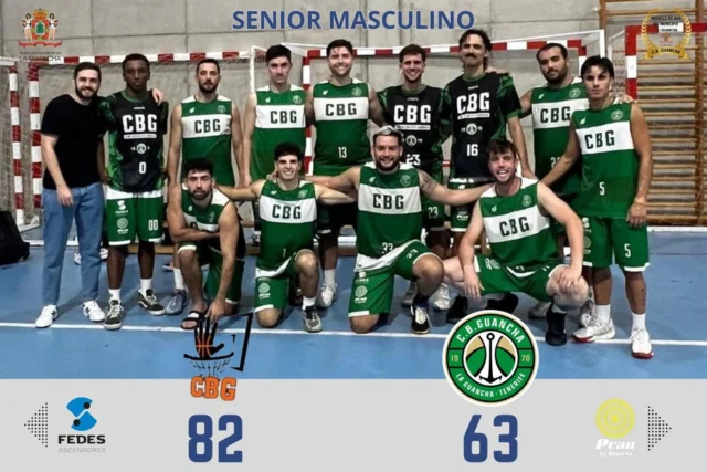 💚🏀 𝐄𝐋 𝐒𝐄𝐍𝐈𝐎𝐑 𝐌𝐀𝐒𝐂𝐔𝐋𝐈𝐍𝐎 𝐂𝐀𝐈́𝐃𝐀 𝐃𝐈𝐆𝐍𝐀 𝐘 𝐒𝐄𝐍𝐒𝐀𝐂𝐈𝐎𝐍𝐄𝐒 𝐏𝐎𝐒𝐈𝐓𝐈𝐕𝐀𝐒 𝐄𝐍 𝐆𝐑𝐀𝐍𝐀𝐃𝐈𝐋𝐋𝐀 🏀💚

Nuestro equipo 𝐒𝐞𝐧𝐢𝐨𝐫 𝐌𝐚𝐬𝐜𝐮𝐥𝐢𝐧𝐨 no pudo llevarse la victoria en su segundo encuentro liguero, cayendo ante 𝐂.𝐁. 𝐆𝐫𝐚𝐧𝐚𝐝𝐢𝐥𝐥𝐚 por 𝟖𝟐 - 𝟔𝟑.

El resultado final no refleja la igualdad mostrada durante buena parte del partido, en el que los nuestros compitieron con intensidad, carácter y buen juego ante un rival muy sólido 💪

Un grupo con muchas caras nuevas que sigue encontrando su mejor versión jornada tras jornada. Las sensaciones son positivas y el trabajo diario se nota en la pista 🌿

💚 ¡A seguir creciendo y mejorando, equipo!
El camino acaba de empezar y la ilusión sigue intacta.

⬆️ 𝐅𝐄𝐃𝐄𝐒 𝐀𝐬𝐜𝐞𝐧𝐬𝐨𝐫𝐞𝐬 – elevando la confianza y la seguridad en cada ascenso.
⛽ 𝐏𝐂𝐀𝐍 𝐋𝐚 𝐆𝐮𝐚𝐧𝐜𝐡𝐚 – energía y servicio para seguir moviendo a nuestro pueblo.
🏢 𝐀𝐲𝐮𝐧𝐭𝐚𝐦𝐢𝐞𝐧𝐭𝐨 𝐝𝐞 𝐋𝐚 𝐆𝐮𝐚𝐧𝐜𝐡𝐚 – impulsando el deporte y el orgullo guanchero desde las instituciones.

#SomosFamiliaCBG #Desde1970 #OrgulloGuanchero #CBGuancha #BaloncestoCanario #FedesAscensores #PCANLaGuancha #100x100Cantera