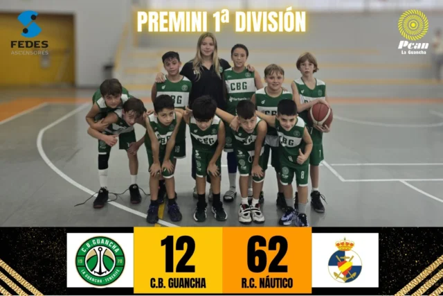 💚🏀 𝗣𝗥𝗘𝗠𝗜𝗡𝗜 𝗠𝗔𝗦𝗖𝗨𝗟𝗜𝗡𝗢 – 𝟭ª 𝗗𝗜𝗩𝗜𝗦𝗜Ó𝗡 🏀💚

Derrota de nuestro premini de primera división esta mañana en La Fábrica.
Los nuestros se midieron a un equipo de gran nivel, especialmente acertado desde la línea exterior, pero aun así mostraron carácter y esfuerzo durante los cuatro cuartos.

➡️ 𝗖.𝗕. 𝗚𝗨𝗔𝗡𝗖𝗛𝗔 𝟭𝟮 – 𝗥.𝗖. 𝗡Á𝗨𝗧𝗜𝗖𝗢 𝟲𝟮

A pesar de la diferencia en el marcador, el grupo compitió con valentía, aprendiendo y creciendo en una categoría muy exigente para su edad.
Este es el camino: trabajar, mejorar y disfrutar del proceso.

💚 Mucho ánimo, chicos. Cada paso suma en su formación.

🙏 Gracias al apoyo de:
⛽ 𝗣𝗖𝗔𝗡 𝗟𝗔 𝗚𝗨𝗔𝗡𝗖𝗛𝗔 – energía y servicio cercano.
🏢 𝗔𝗬𝗨𝗡𝗧𝗔𝗠𝗜𝗘𝗡𝗧𝗢 𝗗𝗘 𝗟𝗔 𝗚𝗨𝗔𝗡𝗖𝗛𝗔 – compromiso con el deporte local.
⬆️ 𝗙𝗘𝗗𝗘𝗦 𝗔𝗦𝗖𝗘𝗡𝗦𝗢𝗥𝗘𝗦 – elevando nuestro baloncesto.

#SomosFamiliaCBG #Desde1970 #CBGuancha #Premini #BaloncestoCanario 💚🏀