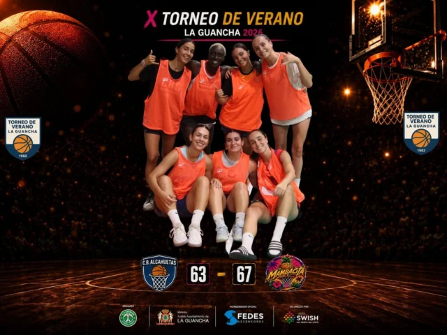 🏀🔥 𝗙𝗜𝗡𝗔𝗟 𝗗𝗘𝗟 𝗣𝗔𝗥𝗧𝗜𝗗𝗢 – 𝗫 𝗧𝗢𝗥𝗡𝗘𝗢 𝗗𝗘 𝗩𝗘𝗥𝗔𝗡𝗢 𝗙𝗘𝗠𝗘𝗡𝗜𝗡𝗢 🔥🏀

𝗠𝗔𝗠𝗕𝗔𝗖𝗜𝗧𝗔 𝗦𝗘 𝗟𝗟𝗘𝗩𝗔 𝗟𝗔 𝗩𝗜𝗖𝗧𝗢𝗥𝗜𝗔 💥

En un encuentro muy igualado y emocionante hasta los últimos instantes, 𝗠𝗮𝗺𝗯𝗮𝗰𝗶𝘁𝗮 consiguió imponerse a 𝗖.𝗕. 𝗔𝗹𝗰𝗮𝗵𝘂𝗲𝘁𝗮𝘀 por 𝗲𝗹 𝗺𝗮𝗿𝗰𝗮𝗱𝗼𝗿 𝗱𝗲 𝟲𝟯-𝟲𝟳, sumando una importante victoria en el 𝗫 𝗧𝗼𝗿𝗻𝗲𝗼 𝗱𝗲 𝗩𝗲𝗿𝗮𝗻𝗼 𝗟𝗮 𝗚𝘂𝗮𝗻𝗰𝗵𝗮 𝟮𝟬𝟮𝟲.

👏 𝗘𝗻𝗵𝗼𝗿𝗮𝗯𝘂𝗲𝗻𝗮 𝗮 𝗮𝗺𝗯𝗼𝘀 𝗲𝗾𝘂𝗶𝗽𝗼𝘀 𝗽𝗼𝗿 𝗲𝗹 𝗴𝗿𝗮𝗻 𝗲𝘀𝗽𝗲𝗰𝘁𝗮́𝗰𝘂𝗹𝗼 𝗼𝗳𝗿𝗲𝗰𝗶𝗱𝗼 y por seguir haciendo crecer el baloncesto femenino en nuestro torneo.

📸 𝗟𝗔𝗦 𝗙𝗢𝗧𝗢𝗚𝗥𝗔𝗙𝗜́𝗔𝗦 𝗗𝗘𝗟 𝗣𝗔𝗥𝗧𝗜𝗗𝗢 𝗬𝗔 𝗘𝗦𝗧𝗔́𝗡 𝗗𝗜𝗦𝗣𝗢𝗡𝗜𝗕𝗟𝗘𝗦 𝗘𝗡 𝗘𝗟 𝗙𝗔𝗖𝗘𝗕𝗢𝗢𝗞 𝗢𝗙𝗜𝗖𝗜𝗔𝗟 𝗗𝗘𝗟 𝗧𝗢𝗥𝗡𝗘𝗢 𝗗𝗘 𝗩𝗘𝗥𝗔𝗡𝗢 𝗟𝗔 𝗚𝗨𝗔𝗡𝗖𝗛𝗔.

📊 𝗖𝗢𝗡𝗦𝗨𝗟𝗧𝗔 𝗧𝗢𝗗𝗔𝗦 𝗟𝗔𝗦 𝗘𝗦𝗧𝗔𝗗𝗜́𝗦𝗧𝗜𝗖𝗔𝗦 𝗗𝗘𝗟 𝗣𝗔𝗥𝗧𝗜𝗗𝗢 𝗘𝗡 𝗦𝗪𝗜𝗦𝗛.

🤝 𝗚𝗥𝗔𝗖𝗜𝗔𝗦 𝗔 𝗙𝗘𝗗𝗘𝗦 𝗔𝗦𝗖𝗘𝗡𝗦𝗢𝗥𝗘𝗦, 𝗣𝗔𝗧𝗥𝗢𝗖𝗜𝗡𝗔𝗗𝗢𝗥 𝗢𝗙𝗜𝗖𝗜𝗔𝗟 𝗗𝗘𝗟 𝗧𝗢𝗥𝗡𝗘𝗢 𝗗𝗘 𝗩𝗘𝗥𝗔𝗡𝗢 𝗟𝗔 𝗚𝗨𝗔𝗡𝗖𝗛𝗔, 𝗣𝗢𝗥 𝗦𝗨 𝗖𝗢𝗡𝗧𝗜𝗡𝗨𝗢 𝗔𝗣𝗢𝗬𝗢 𝗔𝗟 𝗕𝗔𝗟𝗢𝗡𝗖𝗘𝗦𝗧𝗢 𝗖𝗔𝗡𝗔𝗥𝗜𝗢.

#TorneoDeVeranoLaGuancha #XTorneoFemenino #BaloncestoFemenino #Mambacita #CBAlcahuetas #FEDESAscensores #SWISH #LaGuancha #Desde1982