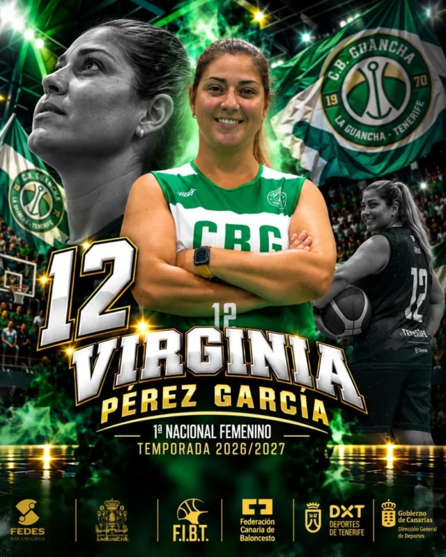 🏀💚 𝗩𝗜𝗥𝗚𝗜𝗡𝗜𝗔 𝗣É𝗥𝗘𝗭 𝗚𝗔𝗥𝗖Í𝗔 𝗖𝗢𝗡𝗧𝗜𝗡Ú𝗔 𝗖𝗢𝗡 𝗡𝗢𝗦𝗢𝗧𝗥𝗢𝗦 | 𝟮𝟲/𝟮𝟳
Hay regresos que tienen un significado especial. 💚 Después de un año complicado, 𝗩𝗶𝗿𝗴𝗶𝗻𝗶𝗮 𝗣é𝗿𝗲𝘇 𝗚𝗮𝗿𝗰í𝗮 vuelve con la ilusión intacta, con ganas de disfrutar otra vez del baloncesto y de hacerlo donde quiere estar: 𝗘𝗡 𝗖𝗔𝗦𝗔.
Una temporada más defendiendo nuestros colores y compartiendo cancha con un grupo que ha demostrado que 𝗹𝗮 𝘂𝗻𝗶ó𝗻 𝘃𝗮 𝗺𝘂𝗰𝗵𝗼 𝗺á𝘀 𝗮𝗹𝗹á 𝗱𝗲𝗹 𝗯𝗮𝗹𝗼𝗻𝗰𝗲𝘀𝘁𝗼. 🤍💚
🎙️ 𝗩𝗜𝗥𝗚𝗜𝗡𝗜𝗔 𝗣É𝗥𝗘𝗭 𝗚𝗔𝗥𝗖Í𝗔:
“Después de un año bastante difícil y duro, solo tengo ilusión y ganas por volver a jugar, en mi club, mi casa, y junto a mis compañeras, que más que compañeras son amigas, dentro y fuera de la cancha, las que están en los buenos momentos pero sobre todo en los malos. Siempre juntas.”
𝗠𝗜 𝗖𝗟𝗨𝗕. 𝗠𝗜 𝗖𝗔𝗦𝗔. 𝗠𝗜𝗦 𝗖𝗢𝗠𝗣𝗔Ñ𝗘𝗥𝗔𝗦. 🏠💚
Porque este grupo sabe disfrutar unido de los buenos momentos, pero, sobre todo, 𝗦𝗔𝗕𝗘 𝗘𝗦𝗧𝗔𝗥 𝗘𝗡 𝗟𝗢𝗦 𝗠𝗔𝗟𝗢𝗦. Ahora toca volver a ponerse las zapatillas, volver a sentir la cancha y afrontar juntas todo lo que nos depare esta nueva temporada.
𝗤𝗨É 𝗔𝗟𝗘𝗚𝗥Í𝗔 𝗧𝗘𝗡𝗘𝗥𝗧𝗘 𝗢𝗧𝗥𝗔 𝗩𝗘𝗭 𝗘𝗡 𝗖𝗔𝗦𝗔, 𝗩𝗜𝗥𝗚𝗜𝗡𝗜𝗔. 💚🤍
⬆️ 𝗙𝗘𝗗𝗘𝗦 𝗔𝗦𝗖𝗘𝗡𝗦𝗢𝗥𝗘𝗦
La experiencia también se demuestra haciendo que las instalaciones evolucionen. 𝗙𝗘𝗗𝗘𝗦 trabaja en la modernización y rehabilitación de ascensores, aportando soluciones para actualizar equipos existentes y adaptarlos a las necesidades actuales. Una empresa que continúa avanzando y que, una temporada más, 𝗦𝗜𝗚𝗨𝗘 𝗦𝗨𝗕𝗜𝗘𝗡𝗗𝗢 𝗖𝗢𝗡 𝗡𝗢𝗦𝗢𝗧𝗥𝗢𝗦.
⛽ 𝗣𝗖𝗔𝗡 𝗟𝗔 𝗚𝗨𝗔𝗡𝗖𝗛𝗔
Nuestra estación de referencia en el municipio y una parada habitual para muchísima gente de La Guancha. 𝗥𝗘𝗣𝗢𝗦𝗧𝗔𝗝𝗘, 𝗦𝗘𝗥𝗩𝗜𝗖𝗜𝗢 𝗬 𝗖𝗘𝗥𝗖𝗔𝗡Í𝗔, acompañando el día a día de quienes están continuamente en carretera.
🏛️ 𝗜𝗟𝗨𝗦𝗧𝗥𝗘 𝗔𝗬𝗨𝗡𝗧𝗔𝗠𝗜𝗘𝗡𝗧𝗢 𝗗𝗘 𝗟𝗔 𝗚𝗨𝗔𝗡𝗖𝗛𝗔
𝗔𝗽𝗼𝘀𝘁𝗮𝗻𝗱𝗼 𝗽𝗼𝗿 𝗲𝗹 𝗱𝗲𝗽𝗼𝗿𝘁𝗲 𝗱𝗲 𝗻𝘂𝗲𝘀𝘁𝗿𝗼 𝗽𝘂𝗲𝗯𝗹𝗼.
💚 𝗨𝗡 𝗣𝗨𝗘𝗕𝗟𝗢. 𝗨𝗡𝗔 𝗣𝗔𝗦𝗜Ó𝗡. 𝗨𝗡𝗔 𝗙𝗔𝗠𝗜𝗟𝗜𝗔.
🤍 𝗗𝗘𝗦𝗗𝗘 𝟭𝟵𝟳𝟬.
#SomosFamiliaCBG #Desde1970