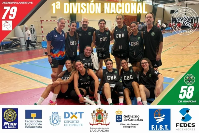 🏀💚 𝗡𝗢 𝗣𝗨𝗗𝗢 𝗦𝗘𝗥 | 𝗔𝗥𝗜𝗔𝗚𝗢𝗡𝗔 𝗟𝗔𝗡𝗭𝗔𝗥𝗢𝗧𝗘 𝟳𝟵 – 𝟱𝟴 𝗖.𝗕. 𝗚𝗨𝗔𝗡𝗖𝗛𝗔 💚🏀
No pudo comenzar la temporada con victoria para nuestro 𝗦É𝗡𝗜𝗢𝗥 𝗙𝗘𝗠𝗘𝗡𝗜𝗡𝗢 𝗗𝗘 𝟭.ª 𝗡𝗔𝗖𝗜𝗢𝗡𝗔𝗟, que cae en Lanzarote ante Ariagona por 79-58.
Más allá del resultado, queremos 𝗙𝗘𝗟𝗜𝗖𝗜𝗧𝗔𝗥 𝗔 𝗟𝗔𝗦 𝗡𝗨𝗘𝗦𝗧𝗥𝗔𝗦 𝗣𝗢𝗥 𝗘𝗟 𝗚𝗥𝗔𝗡 𝗣𝗔𝗥𝗧𝗜𝗗𝗢 𝗥𝗘𝗔𝗟𝗜𝗭𝗔𝗗𝗢. Primera jornada, primer desplazamiento y muchos meses de competición todavía por delante. Toca seguir trabajando, corregir, crecer como equipo y afrontar con la misma ilusión todo lo que viene. 💪🏼💚
Y el encuentro de hoy también nos dejó momentos especiales.
💚 Queremos felicitar a nuestra canterana 𝗖𝗟𝗔𝗥𝗔 𝗘𝗫𝗣Ó𝗦𝗜𝗧𝗢, que esta temporada vuelve a defender los colores del Ariagona. Para nosotros siempre es un placer volver a verla sobre una cancha, verla disfrutar del baloncesto y seguir su camino allá donde juegue. ¡Muchísima suerte para esta temporada, Clara! 🫶🏼🏀
🎂 Y hoy también es un día especial para nuestra jugadora 𝗞𝗘𝗬𝗟𝗔 𝗔𝗟𝗘𝗚𝗥Í𝗔. El resultado no permitió acompañar su cumpleaños con la victoria que todos queríamos, pero desde toda la familia del C.B. Guancha queremos desearle un 𝗠𝗨𝗬 𝗙𝗘𝗟𝗜𝗭 𝗖𝗨𝗠𝗣𝗟𝗘𝗔Ñ𝗢𝗦. 💚🎉
Esto no ha hecho más que empezar.
𝗖𝗔𝗕𝗘𝗭𝗔 𝗔𝗥𝗥𝗜𝗕𝗔, 𝗘𝗤𝗨𝗜𝗣𝗢.
𝗔𝗣𝗥𝗘𝗡𝗗𝗘𝗥, 𝗦𝗘𝗚𝗨𝗜𝗥 𝗧𝗥𝗔𝗕𝗔𝗝𝗔𝗡𝗗𝗢 𝗬 𝗔 𝗣𝗢𝗥 𝗘𝗟 𝗣𝗥Ó𝗫𝗜𝗠𝗢. 💪🏼🏀💚
⬆️ 𝗙𝗘𝗗𝗘𝗦 𝗔𝗦𝗖𝗘𝗡𝗦𝗢𝗥𝗘𝗦 | Una temporada más subiendo juntos. Especialistas en instalación, mantenimiento, modernización y soluciones de accesibilidad para facilitar el día a día de personas, comunidades y empresas.
⛽ 𝗣𝗖𝗔𝗡 𝗟𝗔 𝗚𝗨𝗔𝗡𝗖𝗛𝗔 | Una empresa familiar vinculada a nuestro municipio desde 1966. Combustible, servicios para el vehículo y atención cercana para seguir recorriendo kilómetros dentro y fuera de nuestra isla.
🏛️ 𝗜𝗟𝗨𝗦𝗧𝗥𝗘 𝗔𝗬𝗨𝗡𝗧𝗔𝗠𝗜𝗘𝗡𝗧𝗢 𝗗𝗘 𝗟𝗔 𝗚𝗨𝗔𝗡𝗖𝗛𝗔 | Gracias por seguir apostando por el deporte de nuestro pueblo.
𝗨𝗡 𝗥𝗘𝗦𝗨𝗟𝗧𝗔𝗗𝗢 𝗡𝗢 𝗠𝗔𝗥𝗖𝗔 𝗘𝗟 𝗖𝗔𝗠𝗜𝗡𝗢. 𝗦𝗘𝗚𝗨𝗜𝗠𝗢𝗦. 💚🤍
#SomosFamiliaCBG #Desde1970 #CBGuancha #PrimeraNacionalFemenina #LaGuancha #BaloncestoCanario