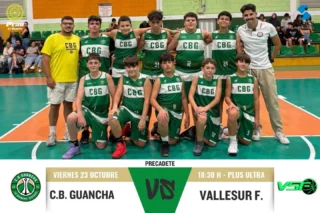 🏀💚🤍 𝗩𝗜𝗘𝗥𝗡𝗘𝗦 𝗗𝗘 𝗕𝗔𝗟𝗢𝗡𝗖𝗘𝗦𝗧𝗢… ¡𝗡𝗨𝗘𝗦𝗧𝗥𝗢𝗦 𝗣𝗥𝗘𝗖𝗔𝗗𝗘𝗧𝗘𝗦 𝗝𝗨𝗘𝗚𝗔𝗡 𝗘𝗡 𝗖𝗔𝗦𝗔! 🔥

¡Buenos días, familia CBG! ☀️ Arrancamos el fin de semana con una nueva cita en el Pabellón Plus Ultra.

Esta tarde, nuestro 𝗣𝗥𝗘𝗖𝗔𝗗𝗘𝗧𝗘 𝗠𝗔𝗦𝗖𝗨𝗟𝗜𝗡𝗢 recibe al Valle Sur Fátima en un encuentro donde nuestros chicos buscarán seguir creciendo, aprendiendo y demostrando todo el trabajo realizado durante la semana. 💪

📅 𝗛𝗢𝗬, 𝗩𝗜𝗘𝗥𝗡𝗘𝗦 𝟮𝟯 𝗗𝗘 𝗢𝗖𝗧𝗨𝗕𝗥𝗘
🏀 𝗣𝗥𝗘𝗖𝗔𝗗𝗘𝗧𝗘 𝗠𝗔𝗦𝗖𝗨𝗟𝗜𝗡𝗢 | 𝟮.ª 𝗗𝗜𝗩𝗜𝗦𝗜𝗢́𝗡
🆚 𝗖.𝗕. 𝗚𝗨𝗔𝗡𝗖𝗛𝗔 – 𝗩𝗔𝗟𝗟𝗘 𝗦𝗨𝗥 𝗙𝗔́𝗧𝗜𝗠𝗔
🕡 18:30 horas
📍 Pabellón Plus Ultra · La Guancha

💚 Cada entrenamiento, cada esfuerzo y cada partido forman parte de la formación de este grupo. Son jóvenes con ganas de competir, mejorar y disfrutar del baloncesto, representando con orgullo los colores de nuestro club.

Hoy toca salir con energía, defender juntos, compartir el balón y luchar por cada posesión. Porque los grandes equipos se construyen con compromiso, compañerismo y muchas ganas de superarse. 🙌

📸 𝗨𝗡 𝗘𝗤𝗨𝗜𝗣𝗢, 𝗠𝗨𝗖𝗛𝗔 𝗜𝗟𝗨𝗦𝗜𝗢́𝗡 𝗬 𝗧𝗢𝗗𝗢 𝗨𝗡 𝗙𝗨𝗧𝗨𝗥𝗢 𝗣𝗢𝗥 𝗗𝗘𝗟𝗔𝗡𝗧𝗘.

📣 ¡Esta tarde queremos sentir el apoyo de nuestra gente! Invitamos a las familias, amigos y aficionados a llenar de ánimo las gradas del Plus Ultra.

🤝 𝗚𝗥𝗔𝗖𝗜𝗔𝗦 𝗔 𝗤𝗨𝗜𝗘𝗡𝗘𝗦 𝗔𝗣𝗨𝗘𝗦𝗧𝗔𝗡 𝗣𝗢𝗥 𝗡𝗨𝗘𝗦𝗧𝗥𝗢 𝗗𝗘𝗣𝗢𝗥𝗧𝗘

🛗 𝗙𝗘𝗗𝗘𝗦 𝗔𝗦𝗖𝗘𝗡𝗦𝗢𝗥𝗘𝗦 | Soluciones de accesibilidad para viviendas y comunidades, con instalación de ascensores y equipos que ayudan a eliminar barreras arquitectónicas.
🌐 www.fedesascensores.com

⛽ 𝗣𝗖𝗔𝗡 𝗟𝗔 𝗚𝗨𝗔𝗡𝗖𝗛𝗔 | Tu parada de confianza para repostar, encontrar productos para el automóvil y continuar cada desplazamiento con comodidad.

🏛️ 𝗜𝗟𝗨𝗦𝗧𝗥𝗘 𝗔𝗬𝗨𝗡𝗧𝗔𝗠𝗜𝗘𝗡𝗧𝗢 𝗗𝗘 𝗟𝗔 𝗚𝗨𝗔𝗡𝗖𝗛𝗔 | Gracias por su respaldo al deporte de formación de nuestro municipio.

💚🤍 𝗘𝗦𝗧𝗔 𝗧𝗔𝗥𝗗𝗘 𝗝𝗨𝗘𝗚𝗔𝗡 𝗘𝗟𝗟𝗢𝗦… ¡𝗬 𝗟𝗔 𝗚𝗥𝗔𝗗𝗔 𝗝𝗨𝗘𝗚𝗔 𝗖𝗢𝗡 𝗘𝗟𝗟𝗢𝗦!

🏀 ¡𝟭, 𝟮, 𝟯… 𝗚𝗨𝗔𝗡𝗖𝗛𝗔! 💚

#SomosFamiliaCBG #Desde1970 #CBGuancha #LaGuancha #PrecadeteMasculino #BaloncestoBase